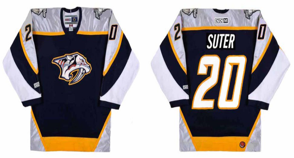2019 Men Nashville Predators #20 Suter black CCM NHL jerseys->nashville predators->NHL Jersey